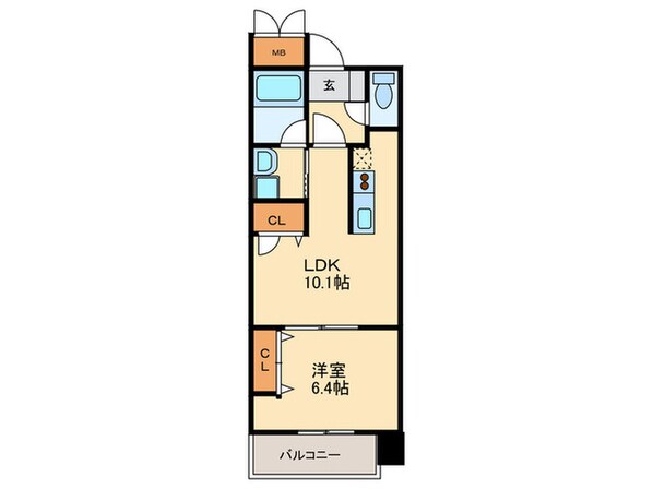 Ｄｕｏ県庁前の物件間取画像